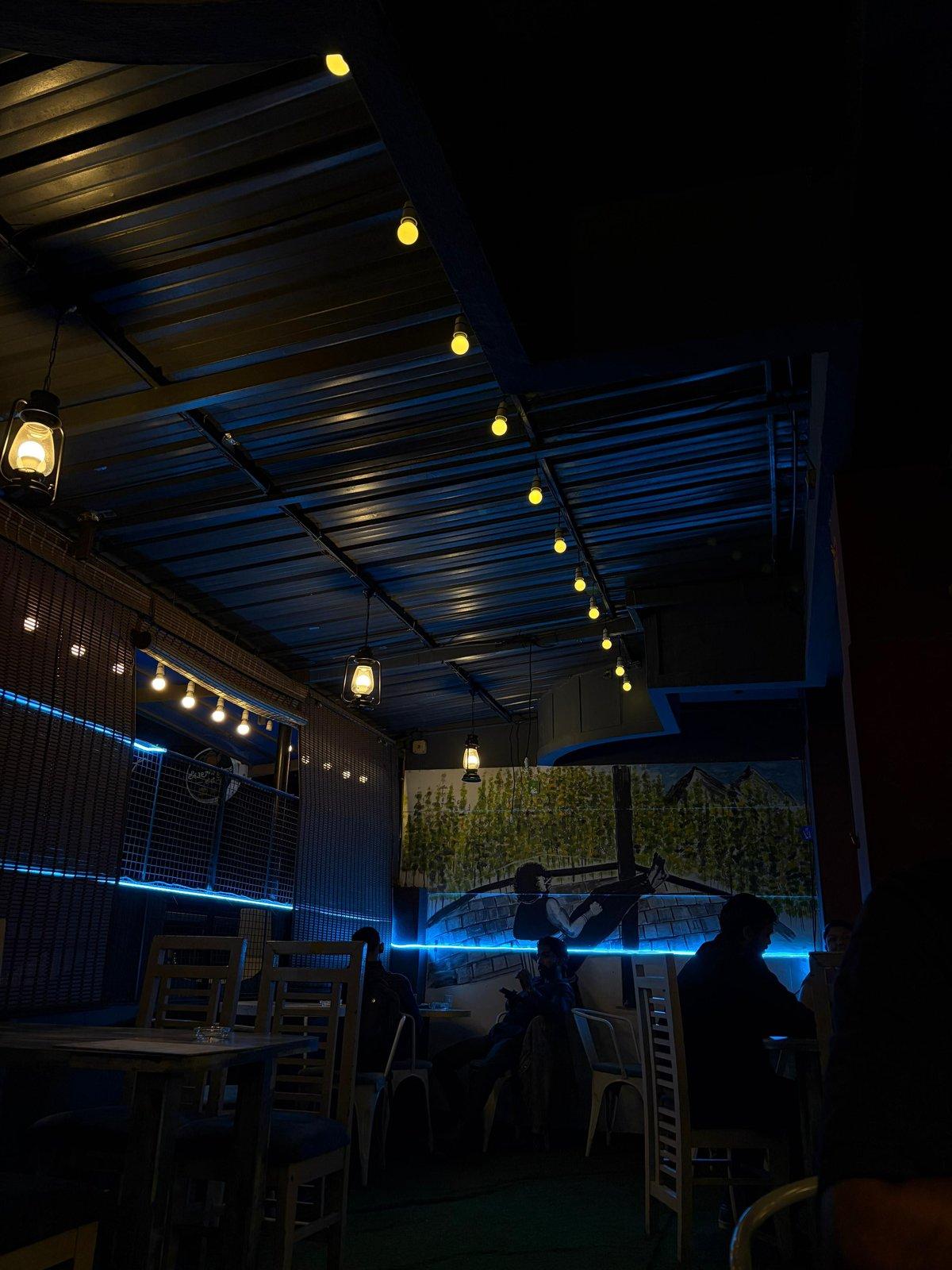 After dark, upstairs
